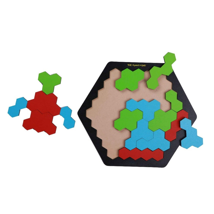 Buy Hexa Wooden Puzzle Board on snooplay online india. – Snooplay