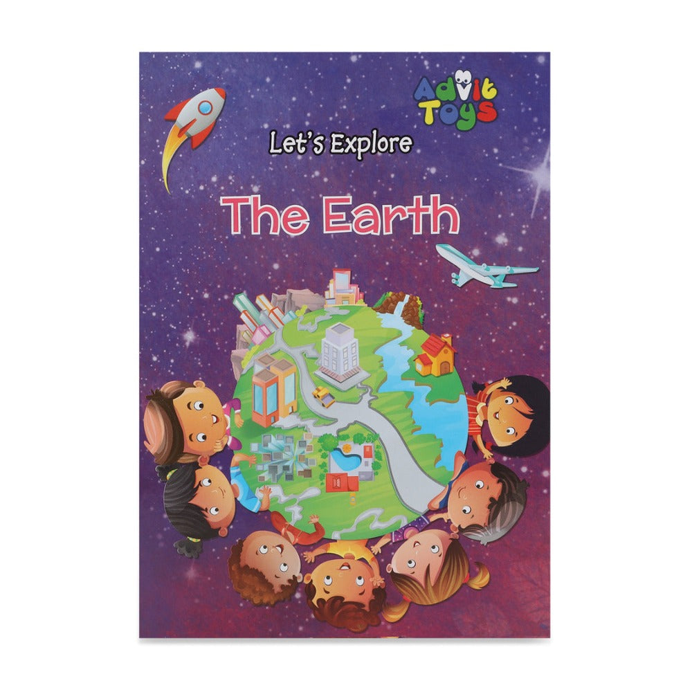 The Earth - Jigsaw Puzzle (48 Piece + Educational Fun Fact Book Inside)