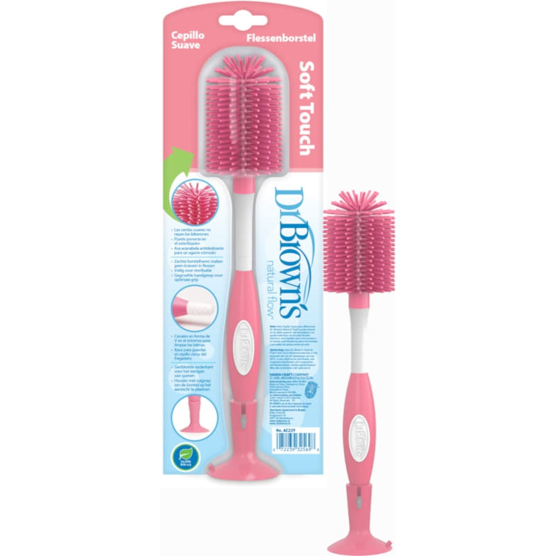 Feeding & Weaning Accessory Soft Touch Bottle Brush (Pink)