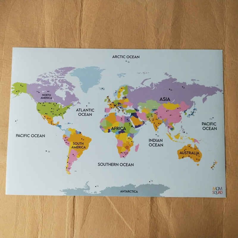 Topography (World Geography Educational Puzzle)