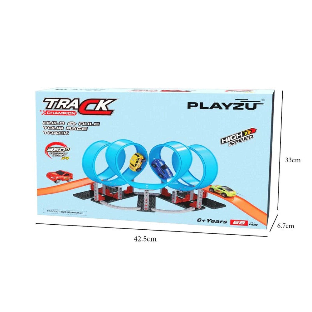 Pull Back Track Set - 4 (68 Pcs)