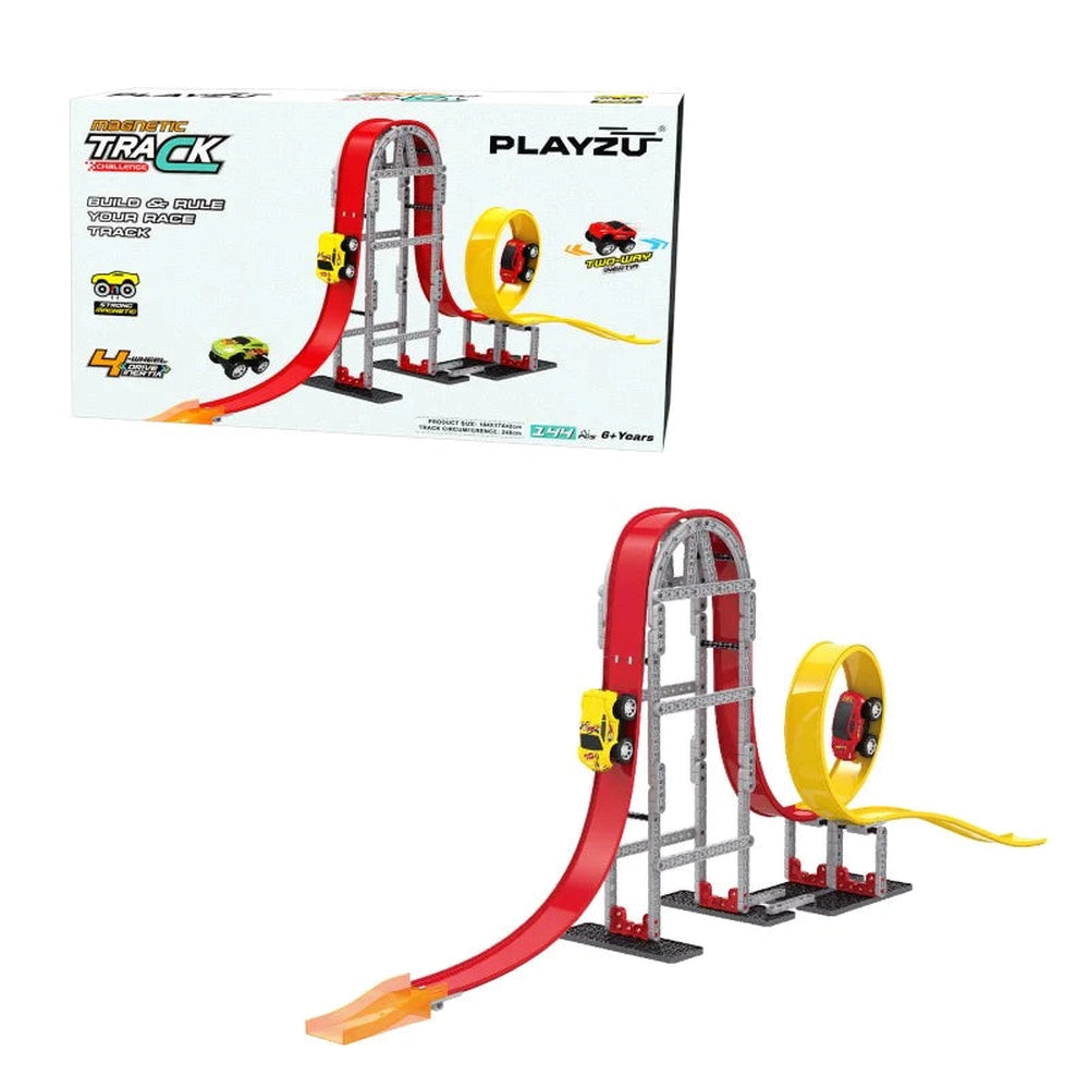 Magnetic Track Set - 1.5 Loops (144 Pcs)