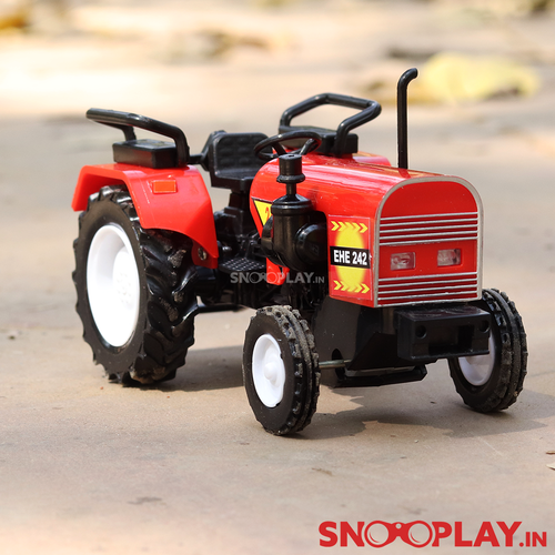 Centy Farm Tractor Toy - Pull Back Toy (Red Colour)