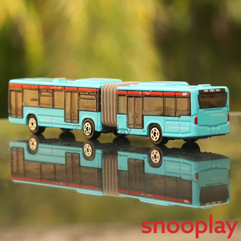 High Capacity Articulated Bus Diecast Model Toy (3 Years till Grown Ups)