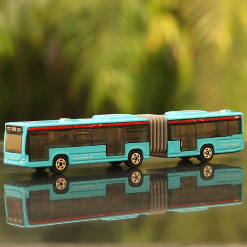 High Capacity Articulated Bus Diecast Model Toy (3 Years till Grown Ups)