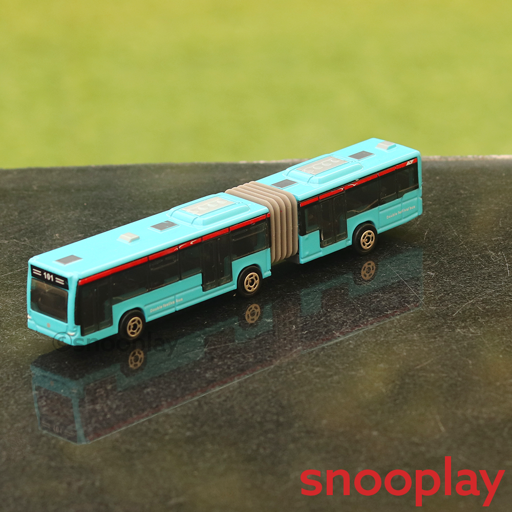 High Capacity Articulated Bus Diecast Model Toy (3 Years till Grown Ups)