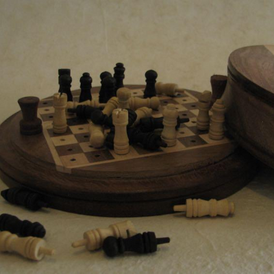 Travel Rosewood Chess Set