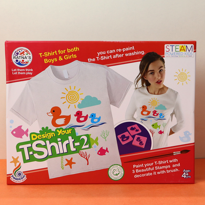 Design Your T-Shirt (Design 2) - Draw & Paint For Kids