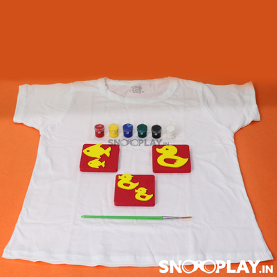 Design Your T-Shirt (Design 2) - Draw & Paint For Kids