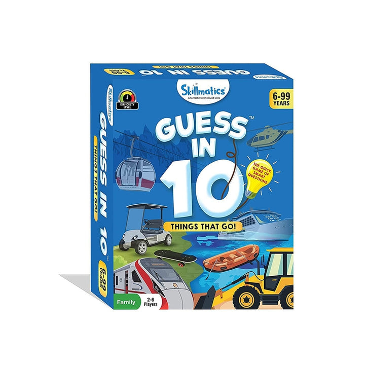 Guess in 10 Things Transportation Card Game