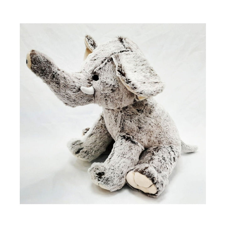 Sitting Elephant Soft Toy Grey