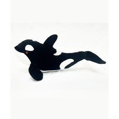 Orca Whale Soft Toy Black