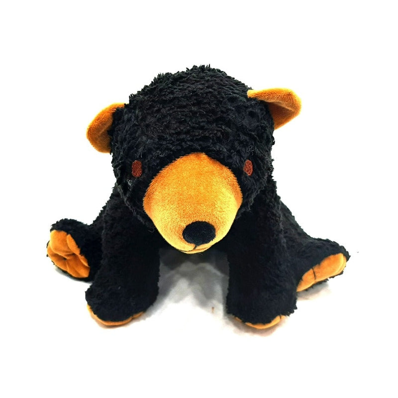 Sherpa Fur Bear Soft Toy Black