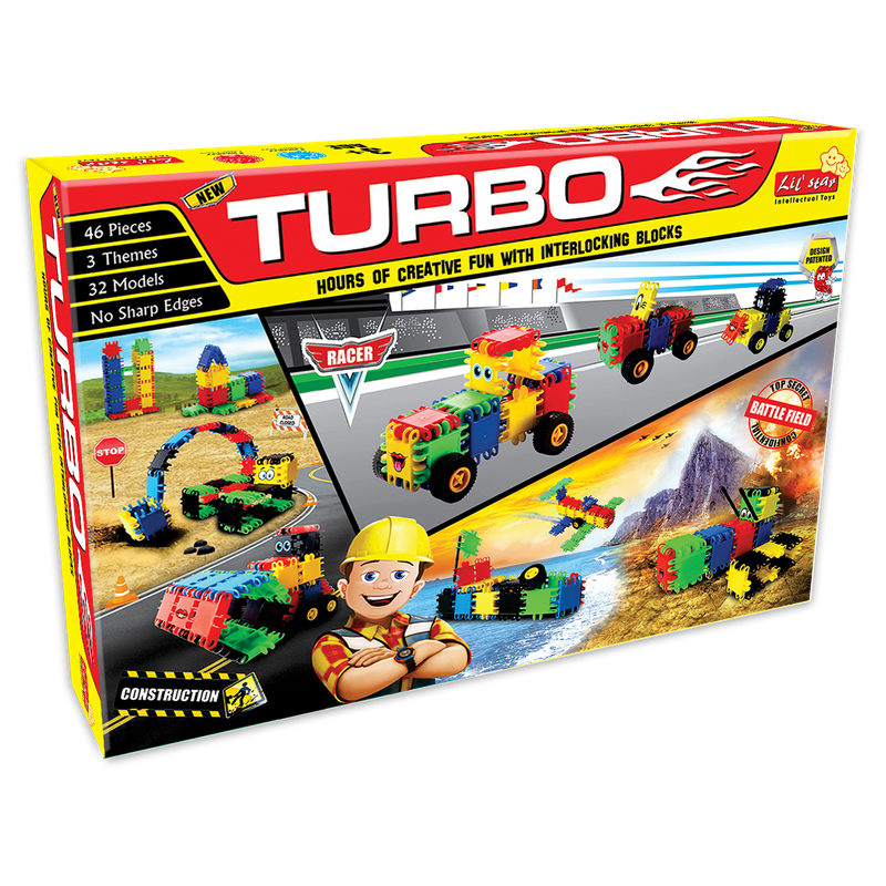 Buy Turbo Blocks (46 Pieces) on Snooplay Online India