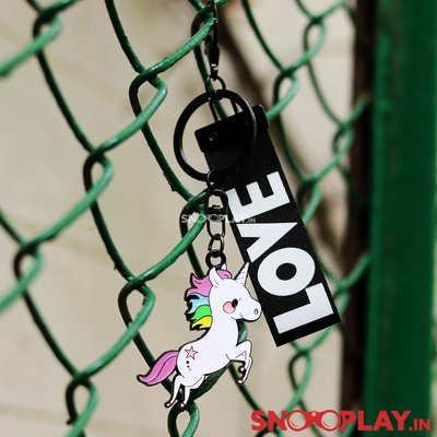 Buy Unicorn Love Action Figure Metal Keychain For Kids Girls Boys Unicorn Love Fans Online India Best Price