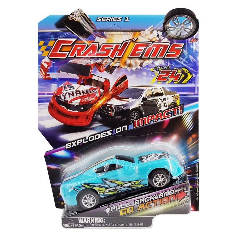 Crash'ems   Grizzly Pull Back Vehicle, 1 Car and 2 Modes of Play for kids