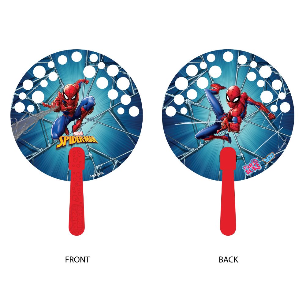 FanBubs Marvel Spiderman Theme|Thick Viscous Concentrate Solution Pouches With HandFan