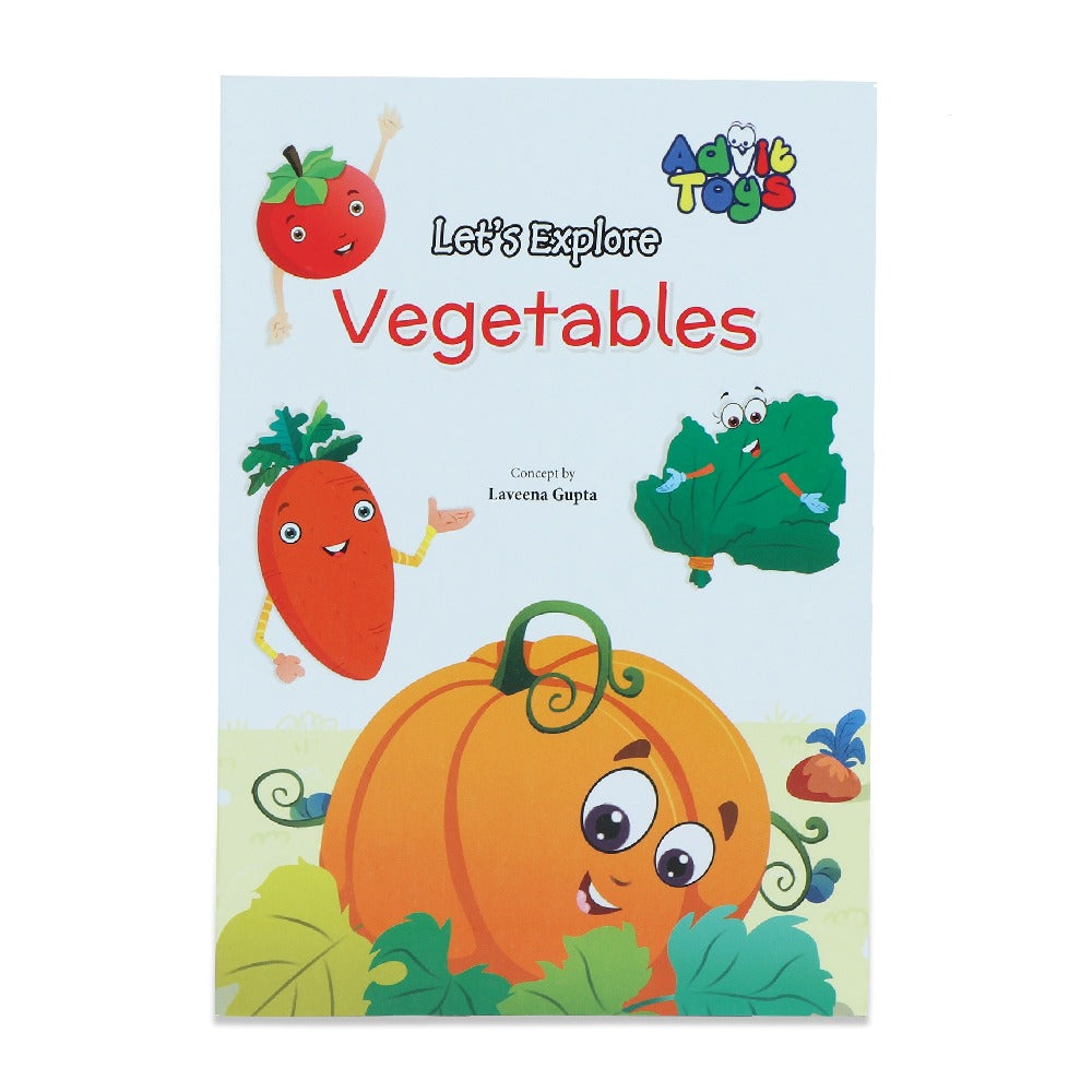 Vegetables- Jigsaw Puzzle (24 Piece + Educational Fun Fact Book)