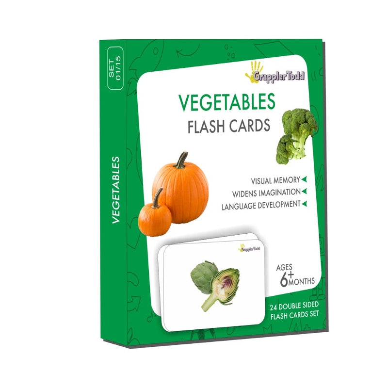 Vegetables Flash Cards