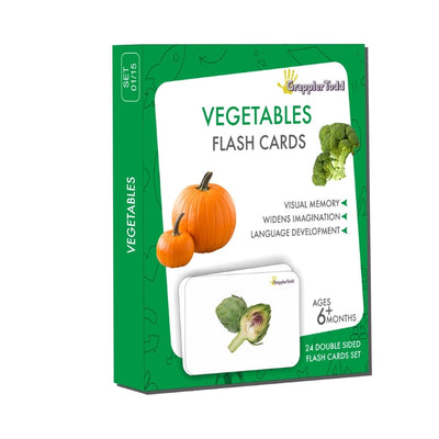 Vegetables Flash Cards