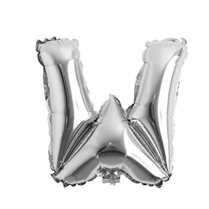 A - Z Letter Balloon-Silver (16 inches)