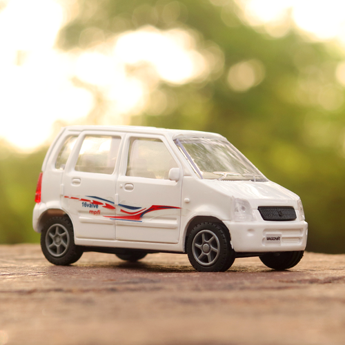 Centy Wagon-R Hatchback Pullback Toy Car (1-4 Years) | Assorted Colors