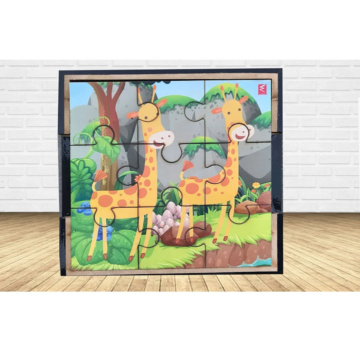 Wooden Jigsaw Puzzle Giraffe Theme