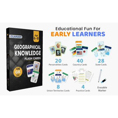 Geographical Knowledge 100 Flash Cards