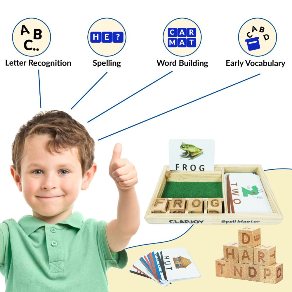 Spell Master for Kids Learning Word Game with Flash Cards
