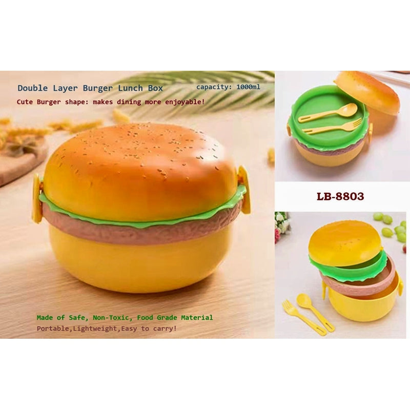 Burger Shape Lunch Box for Kids