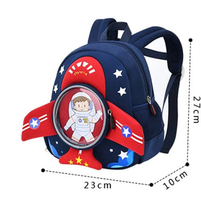 3D Plane Shape Backpack - Assorted Colours