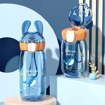 Plastic Cute Water Bottle with Sipper