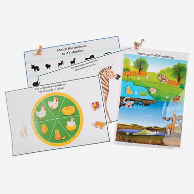 Wild or Farm (Animals Learning Puzzle)