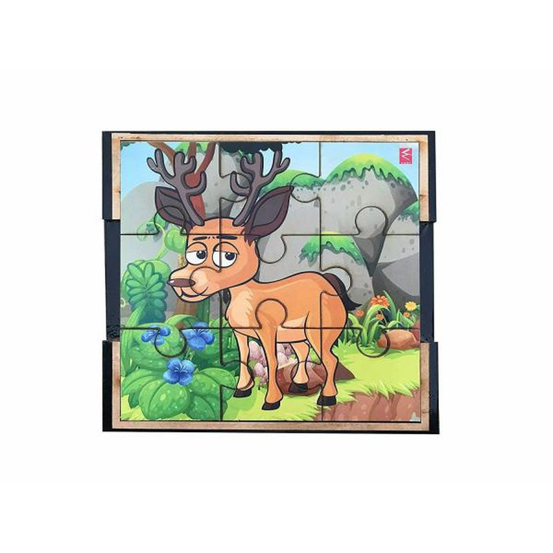 Wooden Jigsaw Puzzle Deer Shape