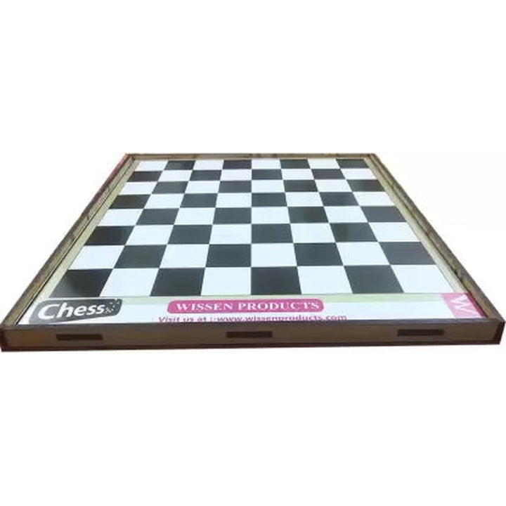 2-in-1 Wooden Chess & Ludo Board Game (4 Years till Grown Ups)