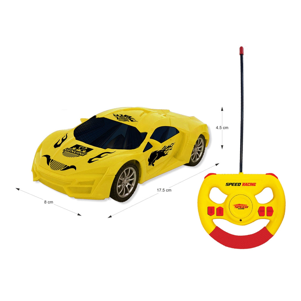 Racing Car Model Yellow ( 1 : 24 )