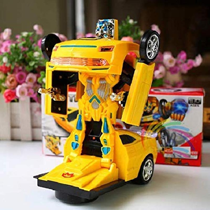 Auto Convertible Robot Car Toy for Kids - Automatic Deformation Transform Sports Car