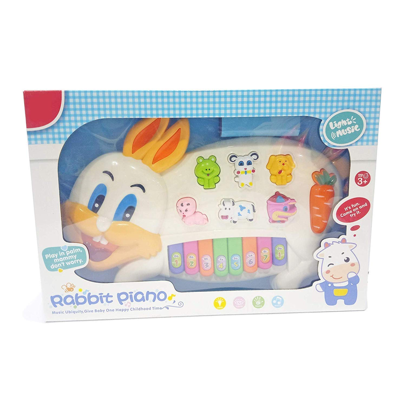 Musical Rabbit Piano Keyboard -(Multicolour)