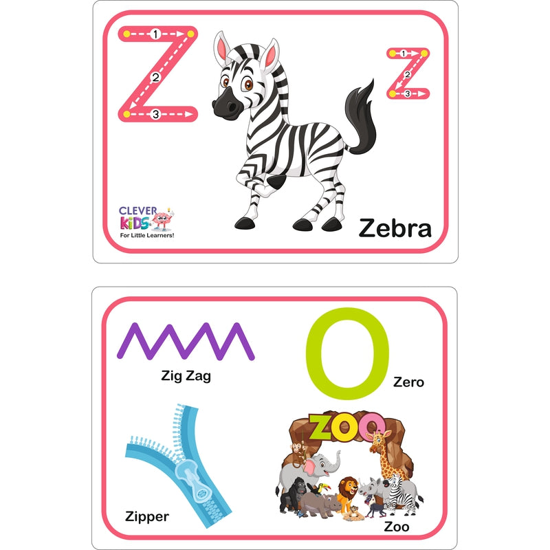 Alphabet Jumbo Flash Card (Flash cards with Fonts & Images)