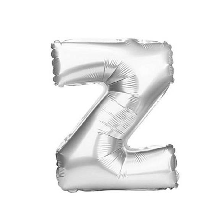 A - Z Letter Balloon-Silver (16 inches)