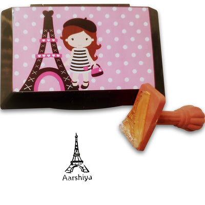 Personalised Stamp Eiffel Tower (COD Not Available)