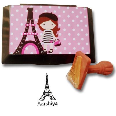 Personalised Stamp Eiffel Tower (COD Not Available)