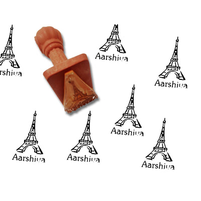 Personalised Stamp Eiffel Tower (COD Not Available)